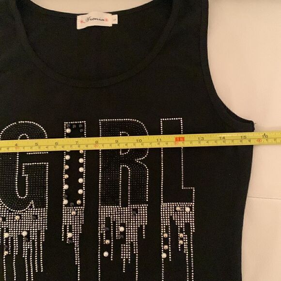 Aronia Embellished Tank Top Size L - Picture 2 of 8